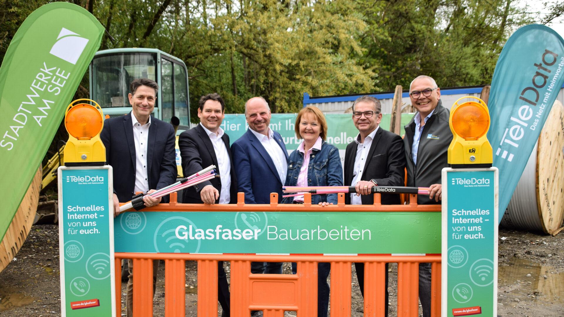 Spatenstich Eriskirch - Foto der Beteiligten